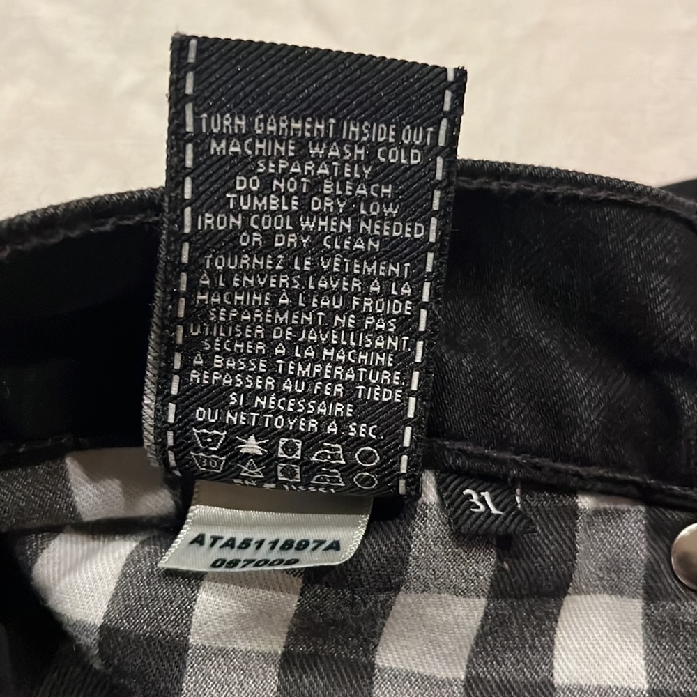 7’s slimmy black jeans - Picture 5 of 16